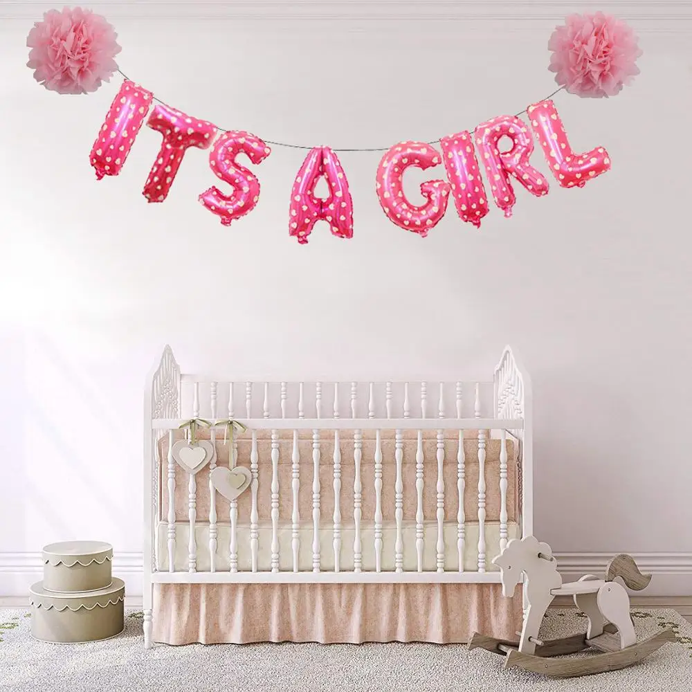 Набор воздушных шаров из фольги для мальчиков и девочек украшения детского душа