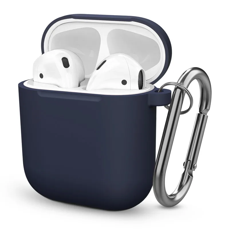 Мини Мягкий силиконовый чехол для Apple Airpods противоударный чехол для Apple гарнитура для Airpods чехол s ультра тонкий Air Pods защитный чехол