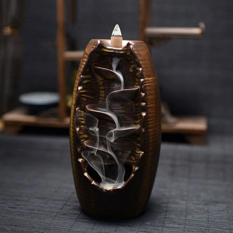 Бесплатная доставка 10 шт. подставка для благовоний с изображением гор и реки