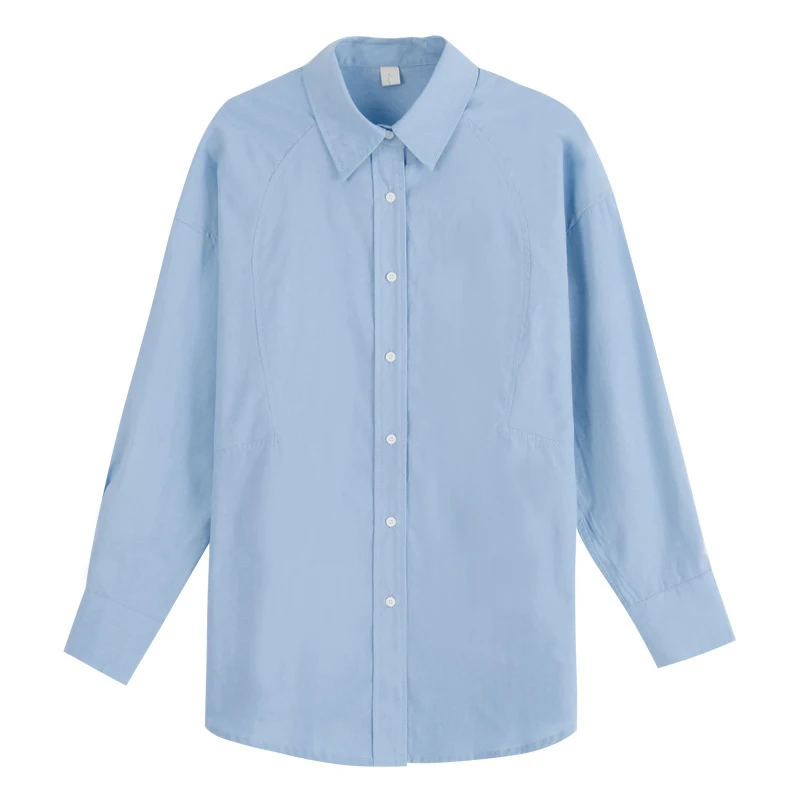 

GOPLUS Women's Shirt Blouse Vintage Korean Style Turn Down Collar Long Sleeve Tops Women Clothing Blusas Mujer De Moda 2020