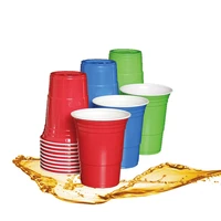 50pcslot 450ml red disposable plastic cup party cup bar restaurant supplies household items for home supplies