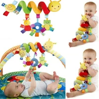 cute activity musical spiral crib stroller car seat travel hanging toys baby boys girls rattles toy
