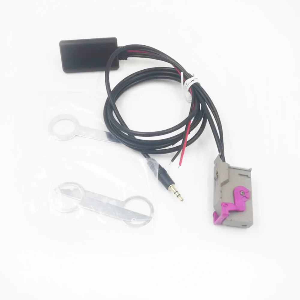 

Biurlink AUX адаптер 3,5 мм Джек RNS-E AUX-IN Кабель-адаптер Bluetooth адаптер для AUDI RNSE RNS-E головное устройство