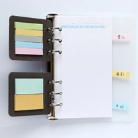 3 hole hand account loose leaf accessories inner core sticky notes index binder bookmark stickers stationery