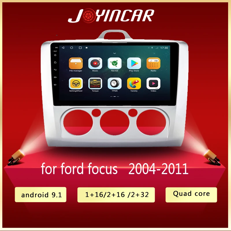 Автомобильный мультимедийный плеер 2 DIN 9 дюймов Android GPS-навигация радио для Ford Focus