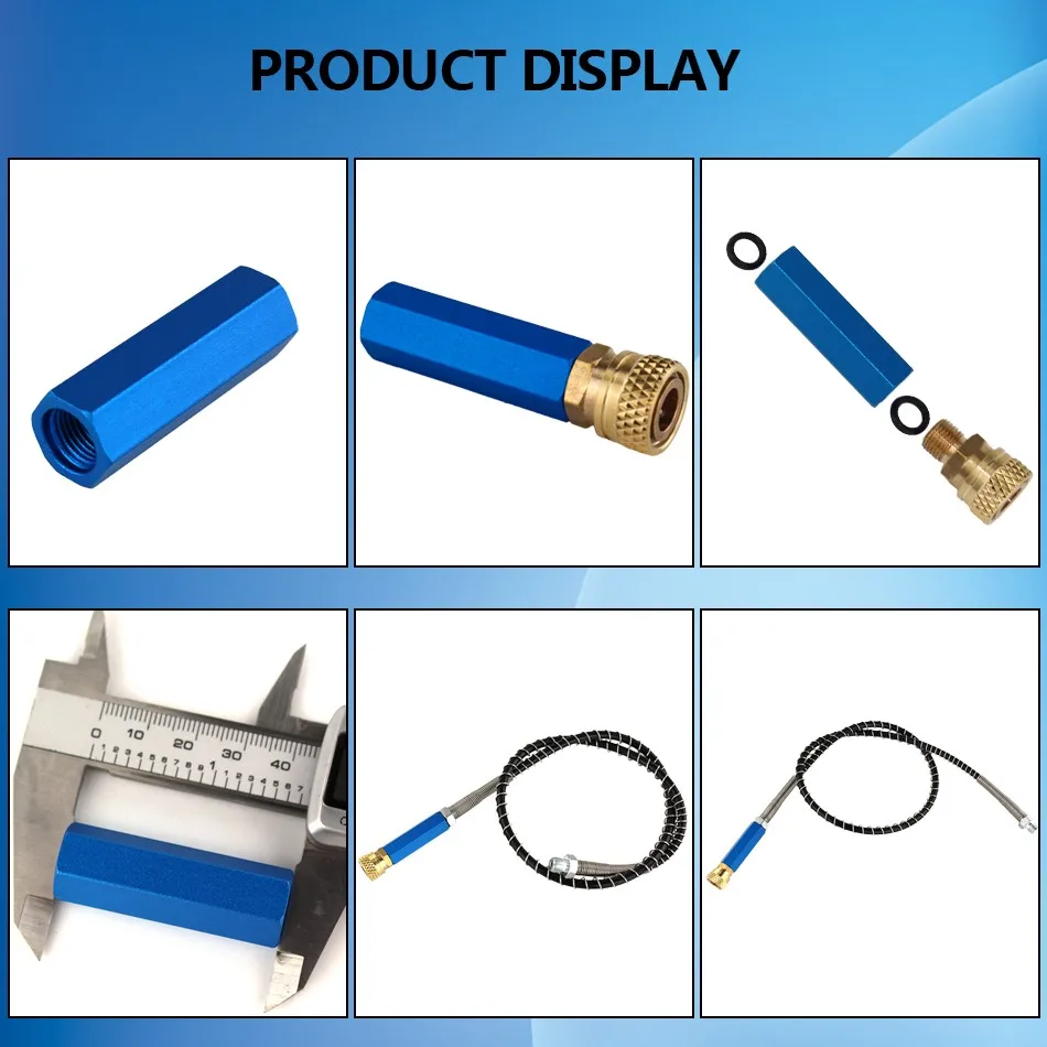 Насос высокого давления фильтр маленькая трубка водомасляный сепаратор синий PCP