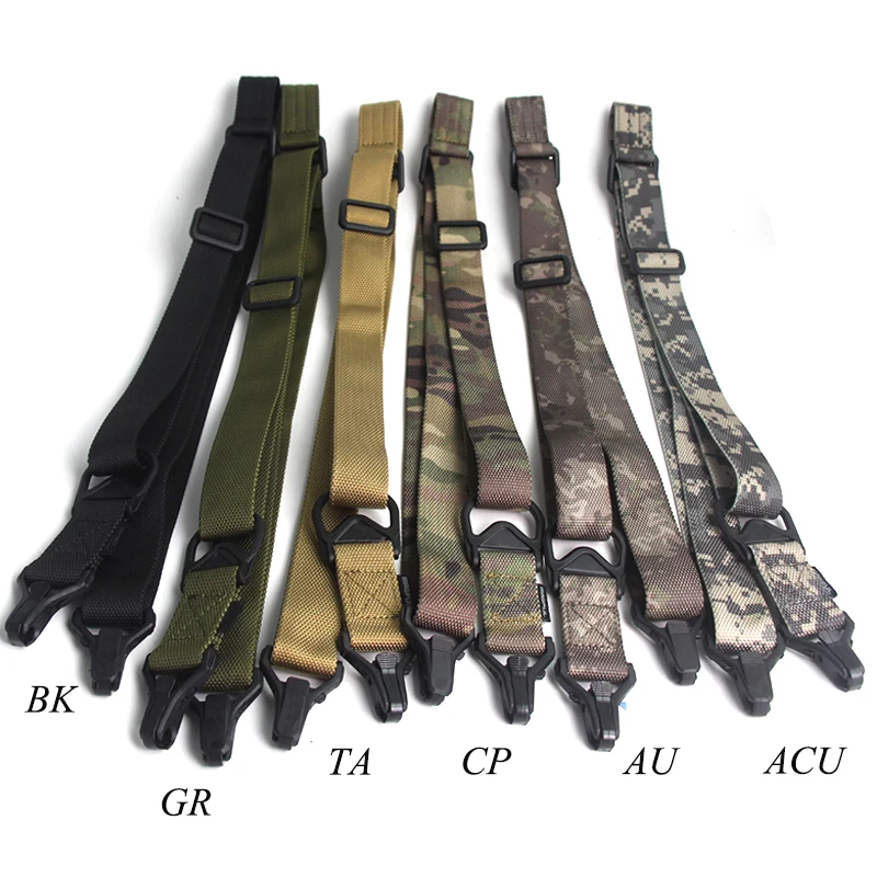 Тактический 2 точечный винтовочный слинг страйкбол регулируемый нейлоновый