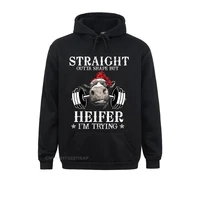 straight outta shape but heifer im trying cow bandana funny novelty mens sweatshirts brand new hoodies harajuku sportswears
