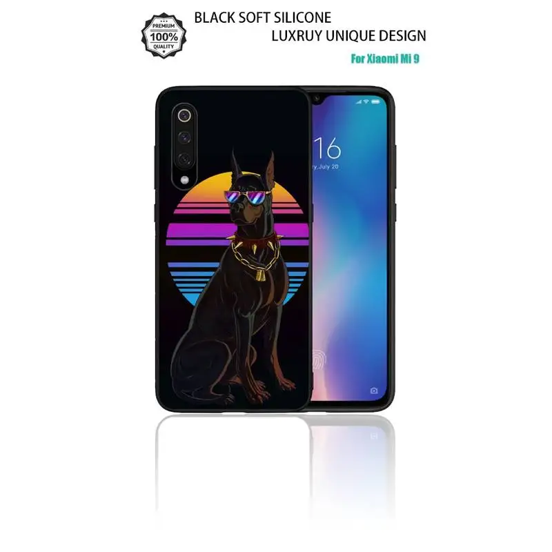 

Animal Dachshund Doberman dog Phone Case for redmi note 9 mi 3 7 8 9se Redmi 7 7a 8 8t 10 pro lite cases cover
