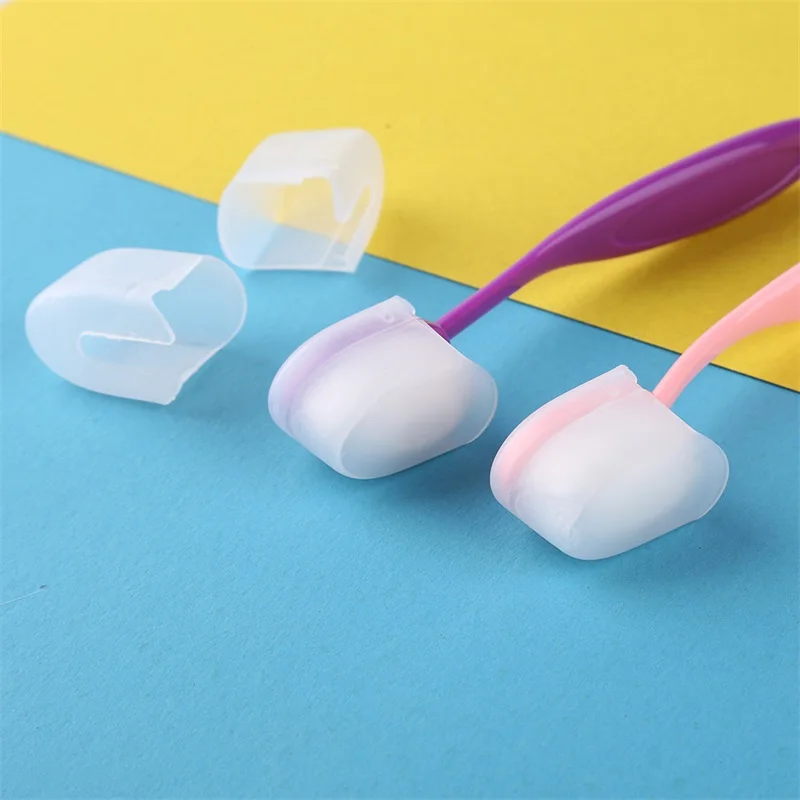 Кисти смешанных цветов для растушевки с крышкой 10 шт./компл. сделай сам