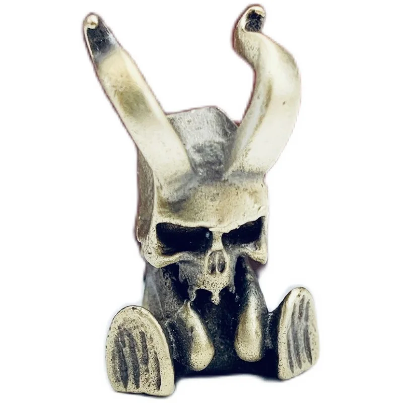 

Чистая медь EDC бусины латунь Ретро Маленький Дьявол нож Подвеска DIY аксессуары подвесной Зонт веревочный браслет бусины