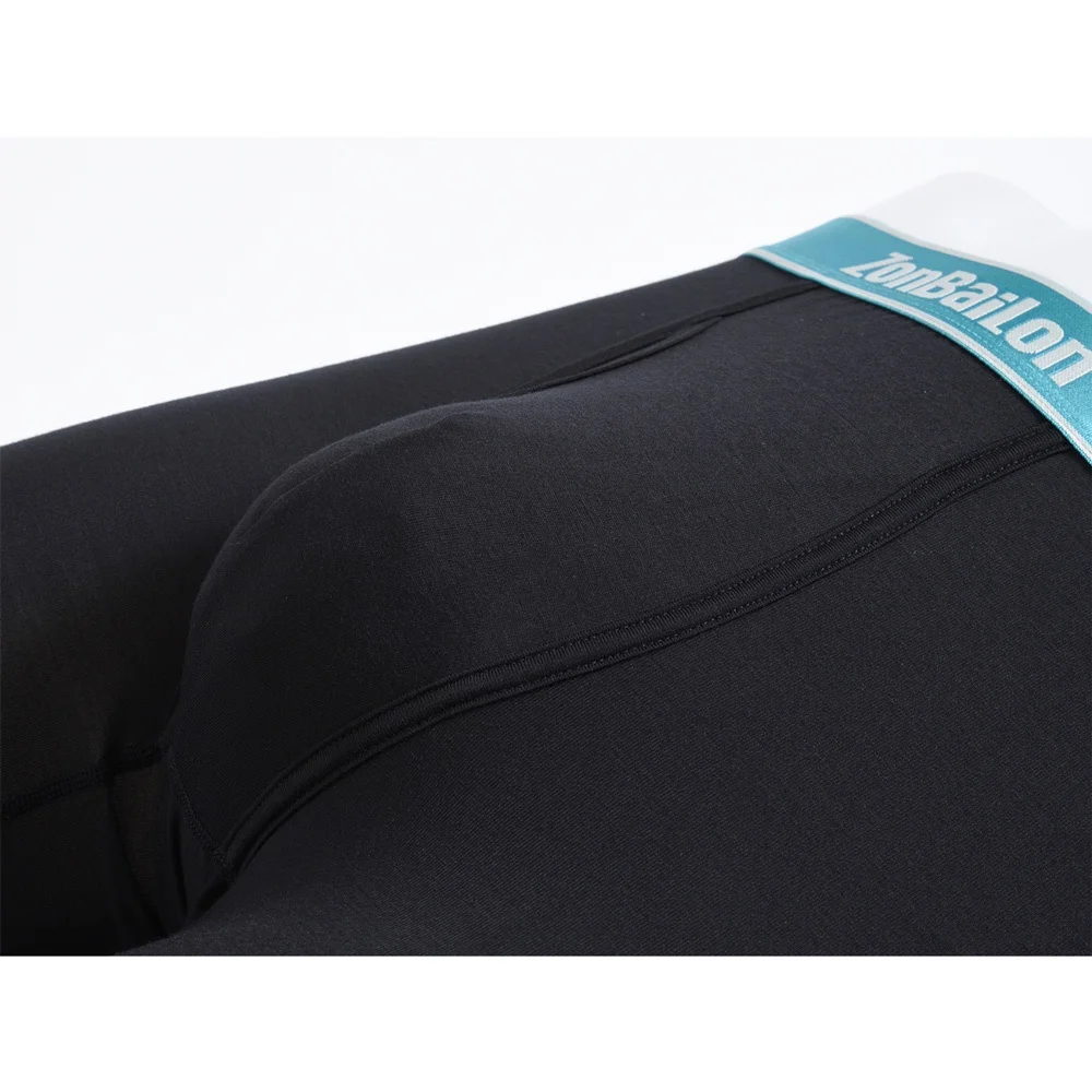 Men's Boxer Briefs Shorts Underwear Bamboo Soft Comfortable Solid Man Underwear Boxer Men Underpants Comfortabl 3 PCS