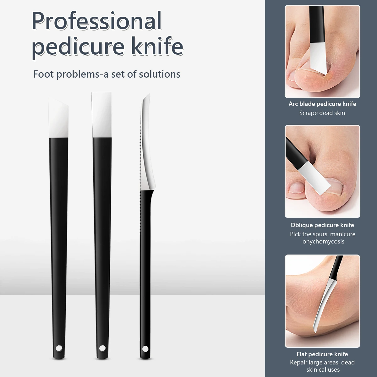 Набор для педикюра кусачки ногтей вросших резаки удаления омертвевшей кожи