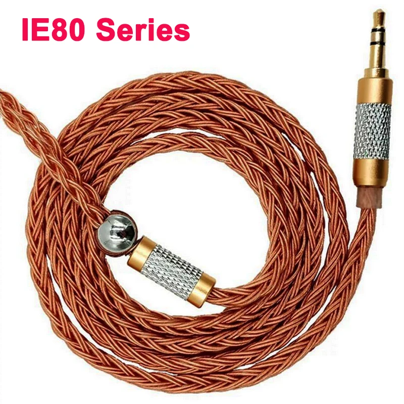 IE80 Series JC16 6N OFC 16 акций 480 ядер наушники Обновление кабель для se215 se535 0,78 мм IE80 MMCX IM A2DC ZSN QDC UE серии - Цвет: IE80 Series