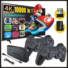 Беспроводные игровые консоли, 10000 игр, 64 ГБ, Ретро Классические мини-геймпады для игр, ТВ, семейный контроллер для PS1GBAMD