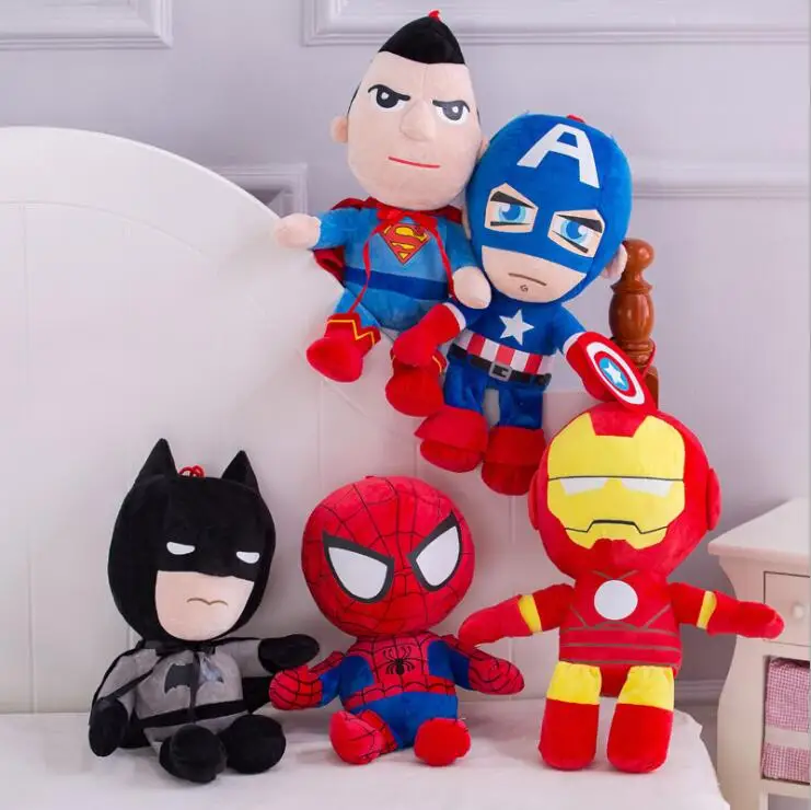 28 см с принтами &quotMarvel&quot &quotМстители&quot мягкие Hero Капитан Америка Железный