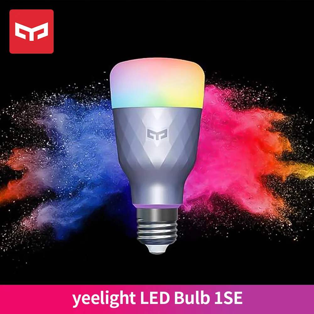 

New Release Yeelight 1SE 6W RGB Smart LED Bulb E27 Wireless Voice Control Colorful Light Support Google Home Work With Mija App