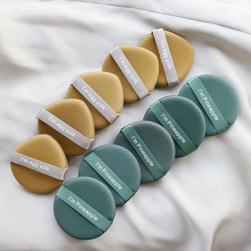

10PCS soft Makeup Sponges Puffs Facial Face Body Powder 11PC Cosmetic Sponge Portable Puff Makeup Puff Soft Foundation W4A9