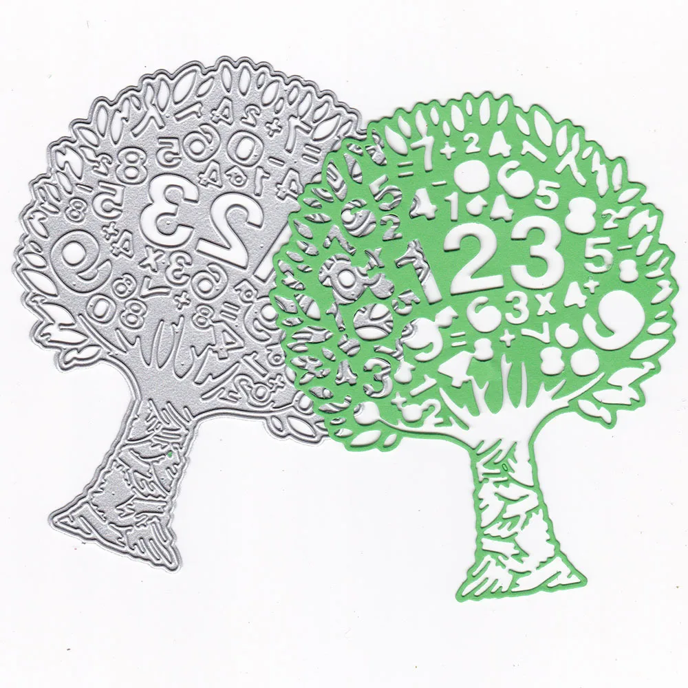 Цифры дерево металла прорезной трафарет для окраски Скрапбукинг фото альбом