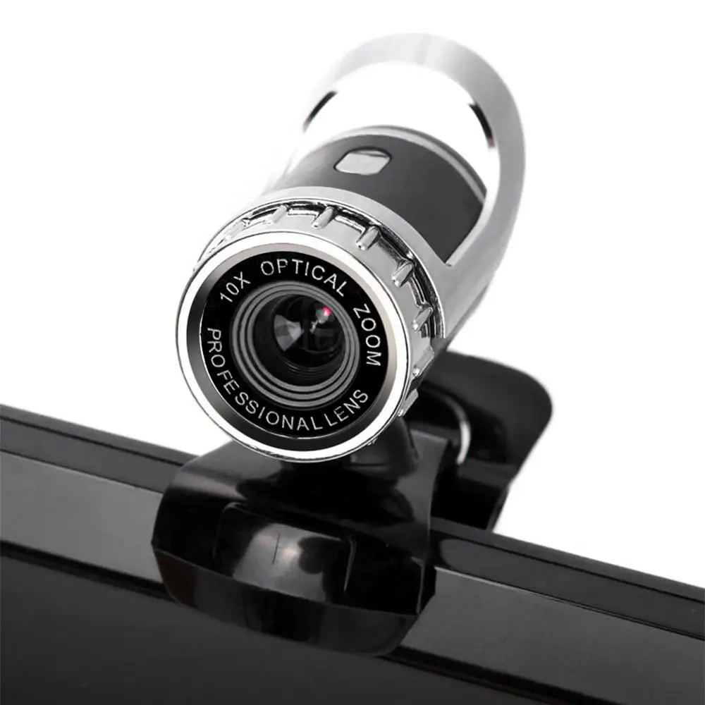 360 ° Мини USB веб камера HD 480P Цифровая видео с микрофоном клип CMOS изображение для