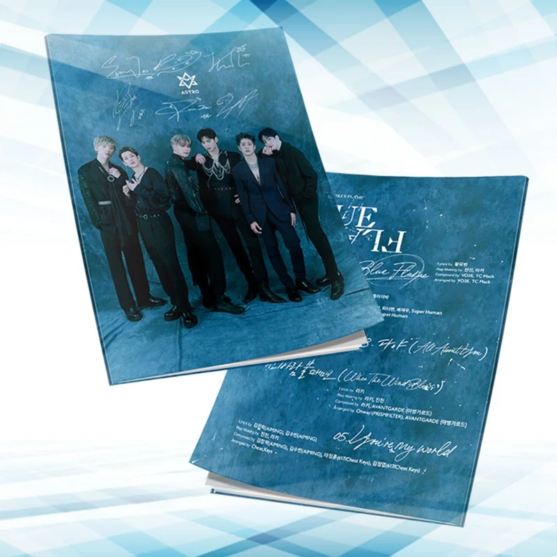 Kpop ASTRO 6 й мини альбом &ltBLUE FLAME&gt Мини фотоальбом модный K pop коллекция фанатов