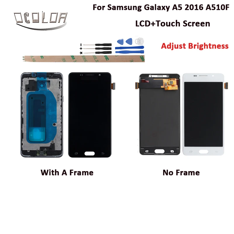 Ocolor для samsung Galaxy A5 2016 lcd A510 A510F A510M A510FD дисплей и сенсорный экран Amoled с отдельной