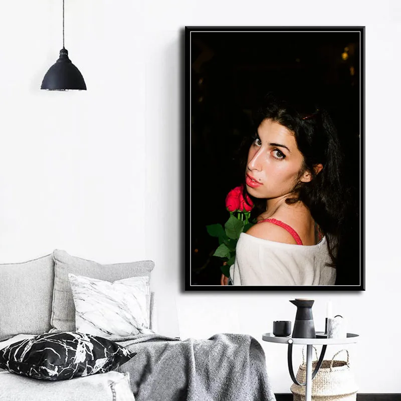 Современная Картина на холсте Amy Winehouse музыка певица звезда поп-арт