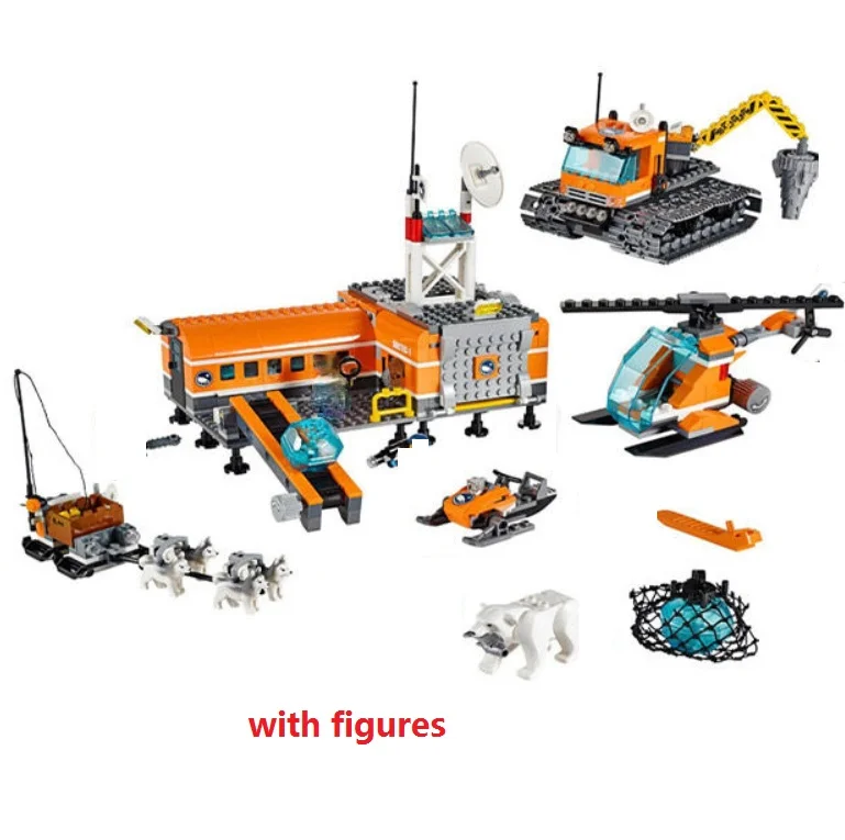 783 шт. Детский конструктор Арктический лагерь | Игрушки и хобби