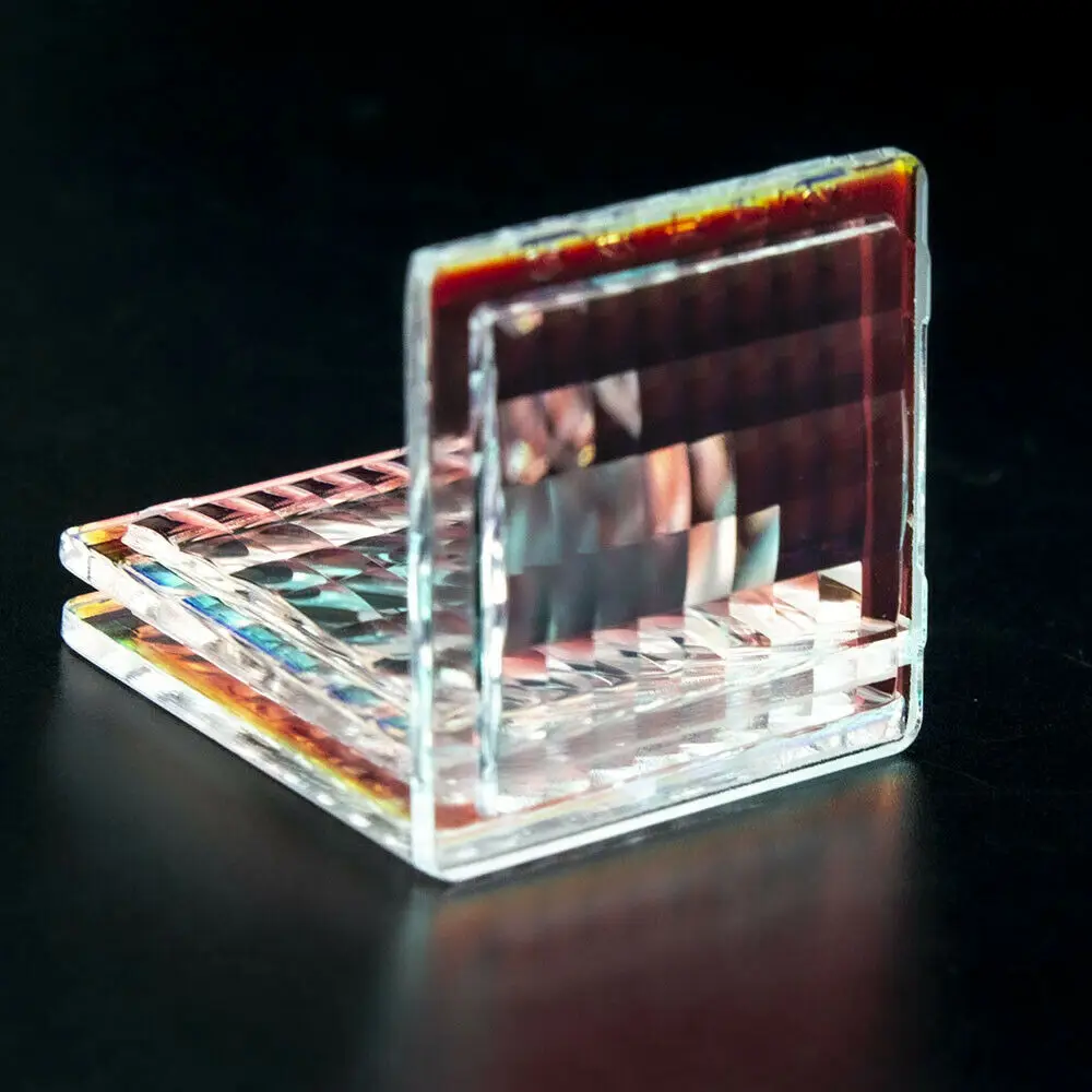 

10 шт. дефектное Оптическое стекло чешуйчатая Призма научные исследования украшения объектива