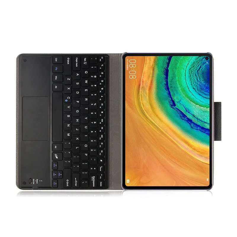 США Bluetooth клавиатура для huawei MatePad Pro 10,8 дюймов чехол для планшета Магнитная Съемная клавиатура из искусственной кожи флип-чехол с подставкой