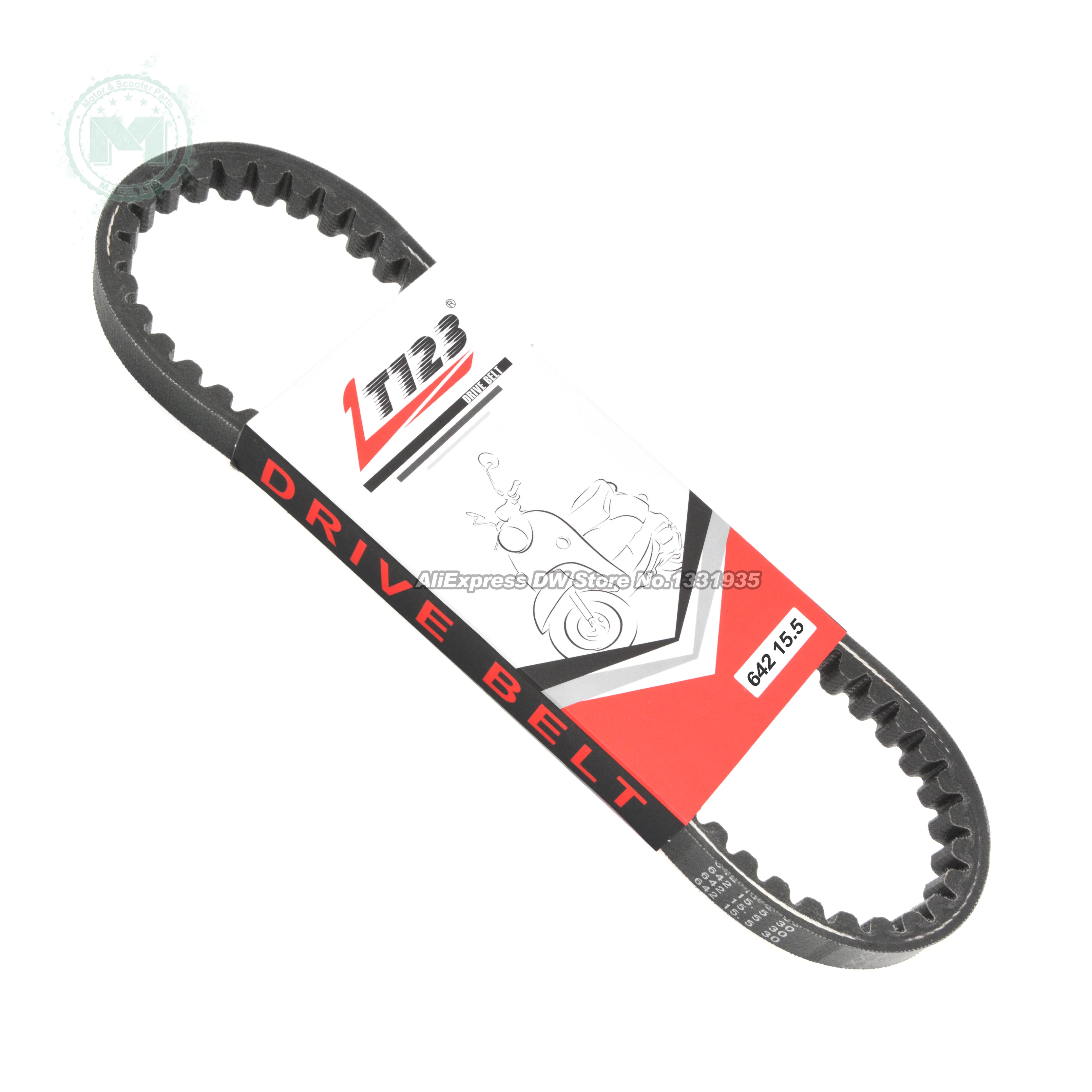 Мотоцикл Скутер мопед высокое качество резиновый Modeified приводной ремень 642 15 5 для
