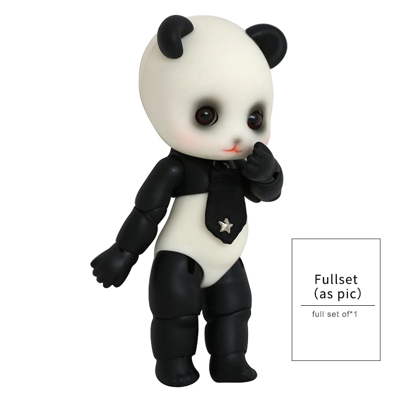Fullset in NS as pic Новое поступление dollsoom Panda bjd sd кукла 1/8 модель тела для детей Высокое качество Модный магазин слаще gir luodolll - Цвет: Fullset in NS as pic