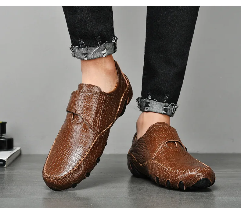 

Men's 2021 summer new large leisure lazy fashion Octopus driving shoes Doudou shoes leisure lazy shoes