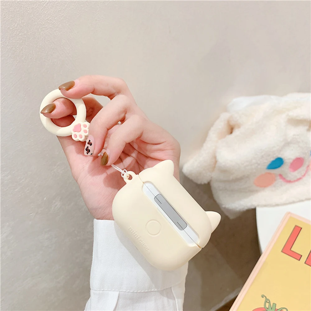 Милый силиконовый чехол 3D Кошачий коготь для Apple Airpods Pro беспроводной Bluetooth apple airpod