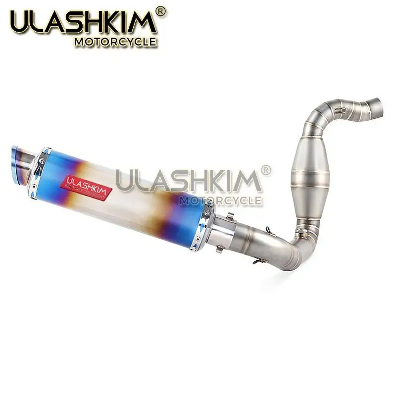 Мотоцикл Полная система глушитель Escape Slip On для bmw G310R G310GS G 310R 310GS средняя