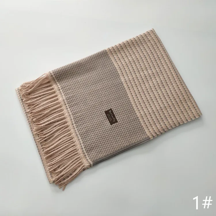 style1 Зимний модальный акриловый кашемировый шарф женские шелковые шали палантины Femme роскошный шерстяной пашминовый палантин дамское одеяло накидка бандана - Цвет: style1