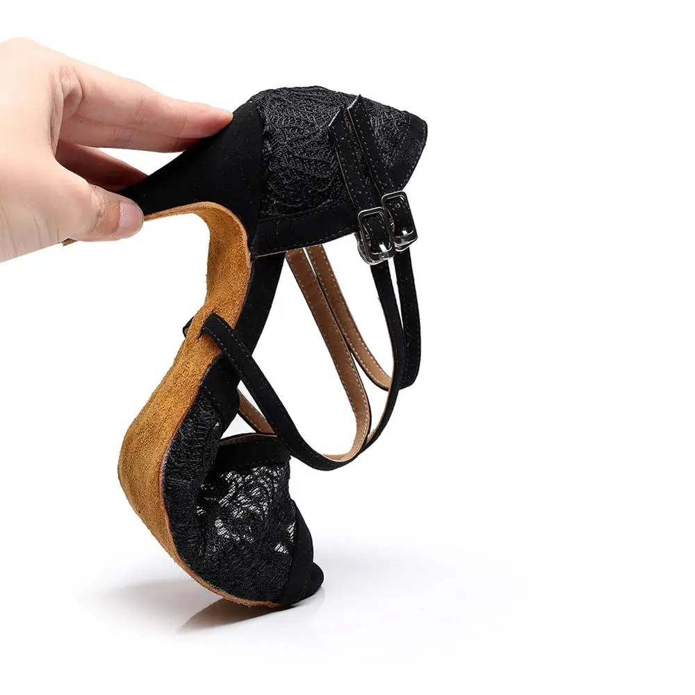 Женские туфли для танго DKZSYIM вечерние атласные с мягкой подошвой и сеткой