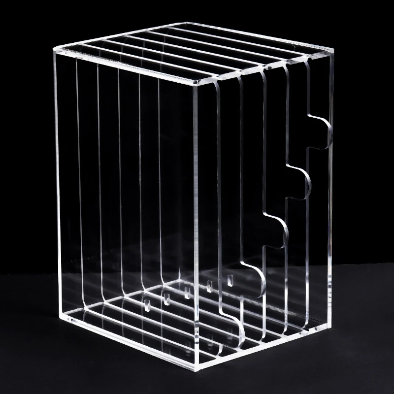 

False Nail Art Gel Polish Color Pull Style Show Box Acrylic Magnetic Board Display Tools Nail Art Display