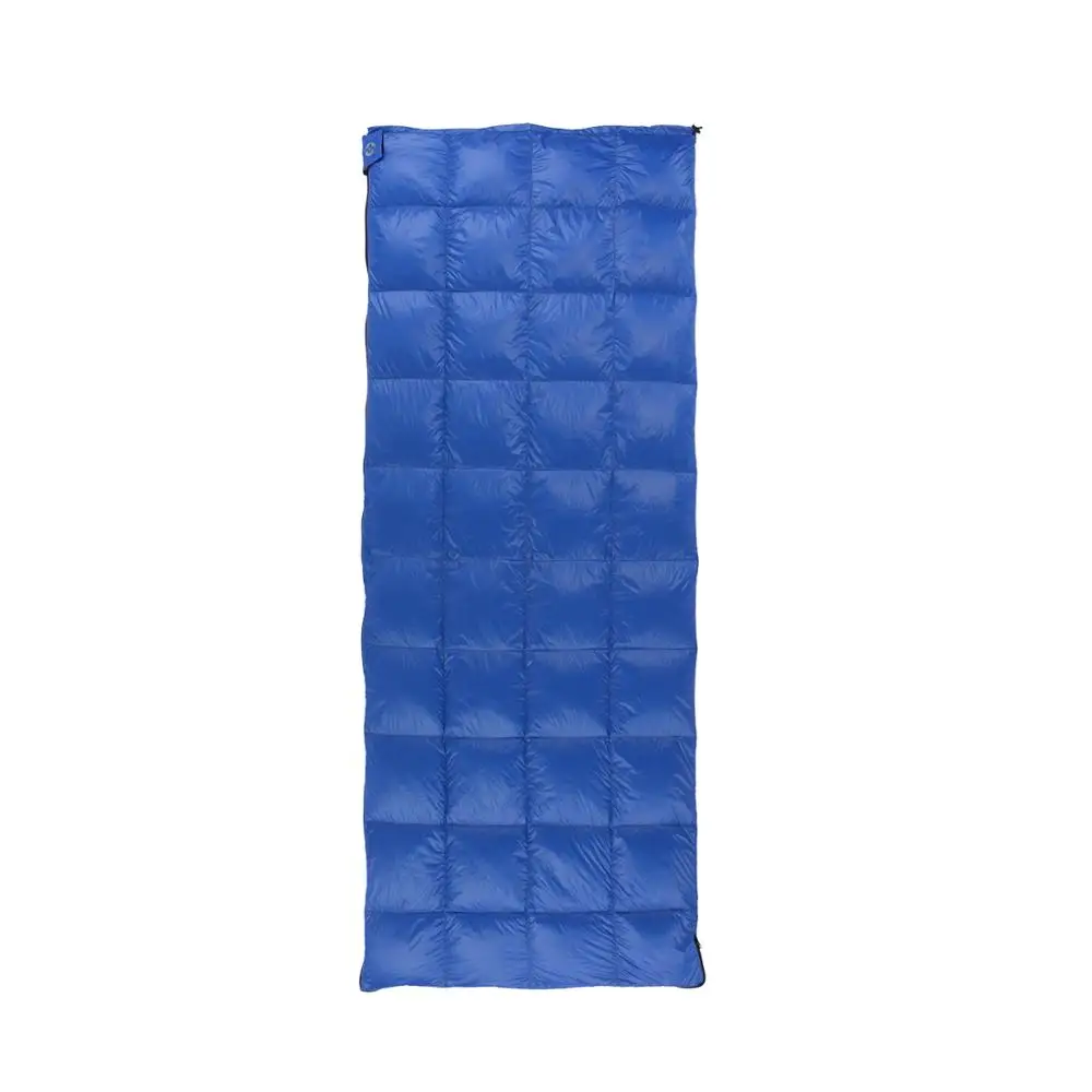 Спальный мешок SPII AEGISMAX на белом утином пуху тип конверта для отдыха открытом