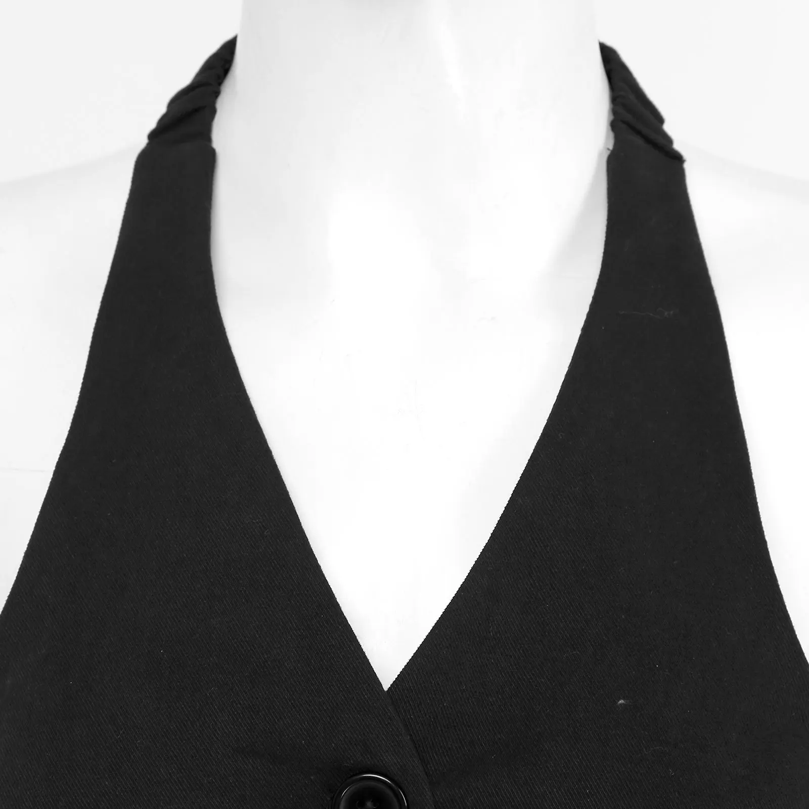 

Women Classic Halter Suit Vest Backless Button Down Sleeveless Vest Fashion Woman's Vests Elegant OL Ladies Waistcoats Mujer