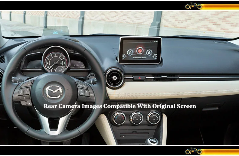 Для Mazda 2 Sedan мазда2 Demio DJ~ /28 Pin обратная камера интерфейс для заводской-infoasurement Monitor камера заднего вида