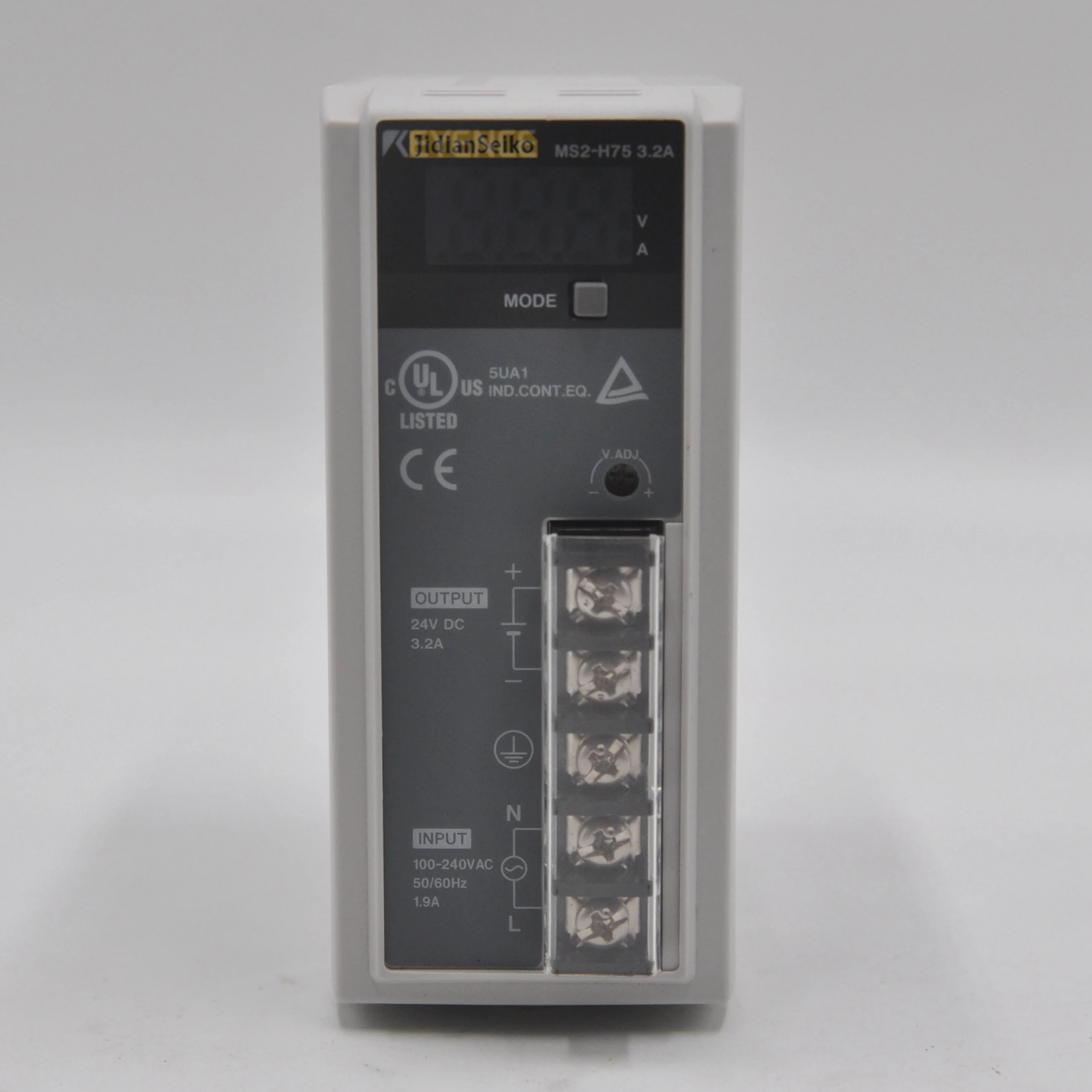 

MS2-H75 импульсный источник питания 3.2A 24V DC входной ток 1.1A и 1.9A
