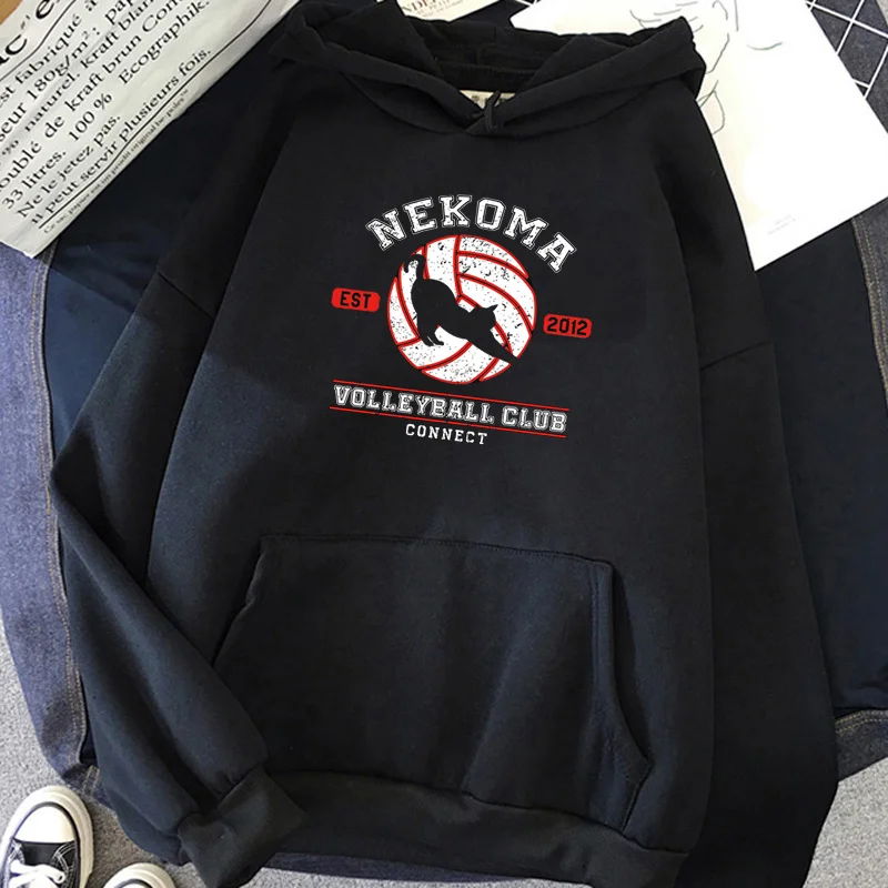 

Haikyuu hoodies male hip hop printed grunge Ulzzang men hoody graphic