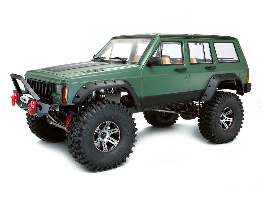 313 мм Колесная база полный Jeep Cherokee XJ жесткого тела комплект для 1/10 RC комплект автомобильных принадлежностей для передней и задней оси SCX10& SCX10 II 90046 Traxxas TRX4