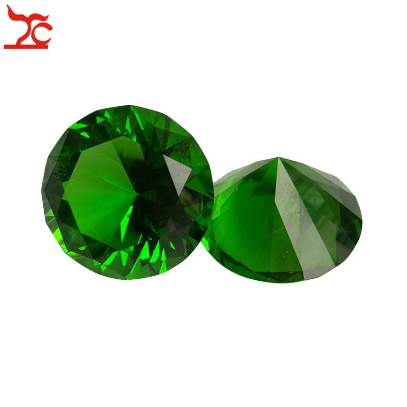 

10Pcs/lot Colorful Crystal Diamond Counter Display Clear Paperweight Faceted Cut Glass Giant Diamond Jewelry Decor Craft 20mm
