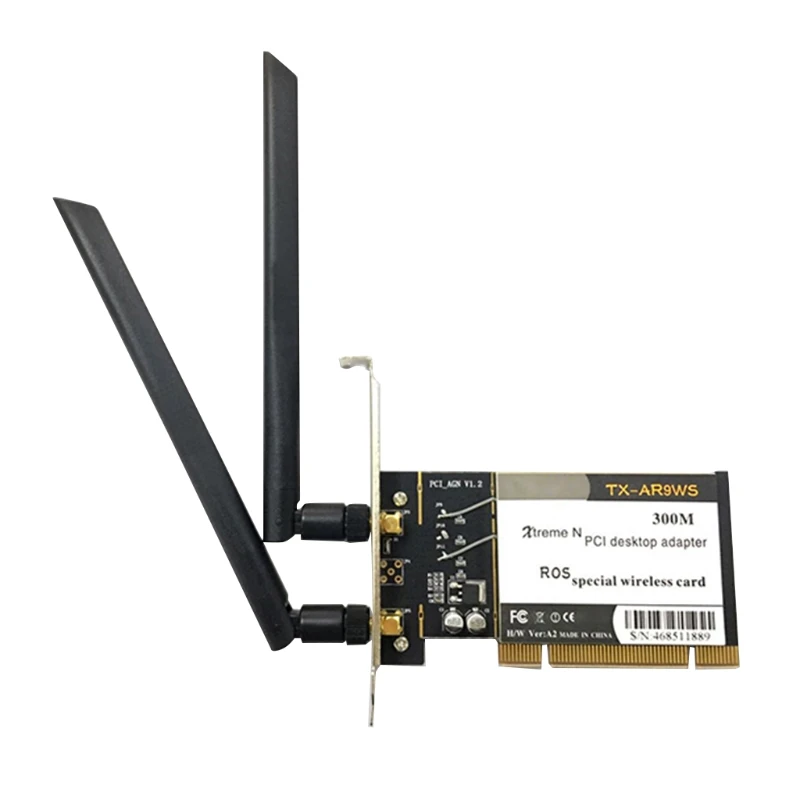 

New Wtxup Ar9223 300m Dual Frequency 5g Desktop Wireless Network Card Win10/Ros Pci Old Slot