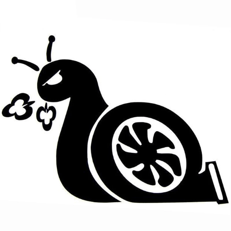 

Car Stickers DUB Drift Race Car Styling Turbo Snail Cool Decals Black/Silver White Vinyl Waterproof Decals Accessories,13cm*10cm