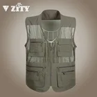 Жилет мужской, тонкий, с несколькими карманами, для рыбалки, походов и работы