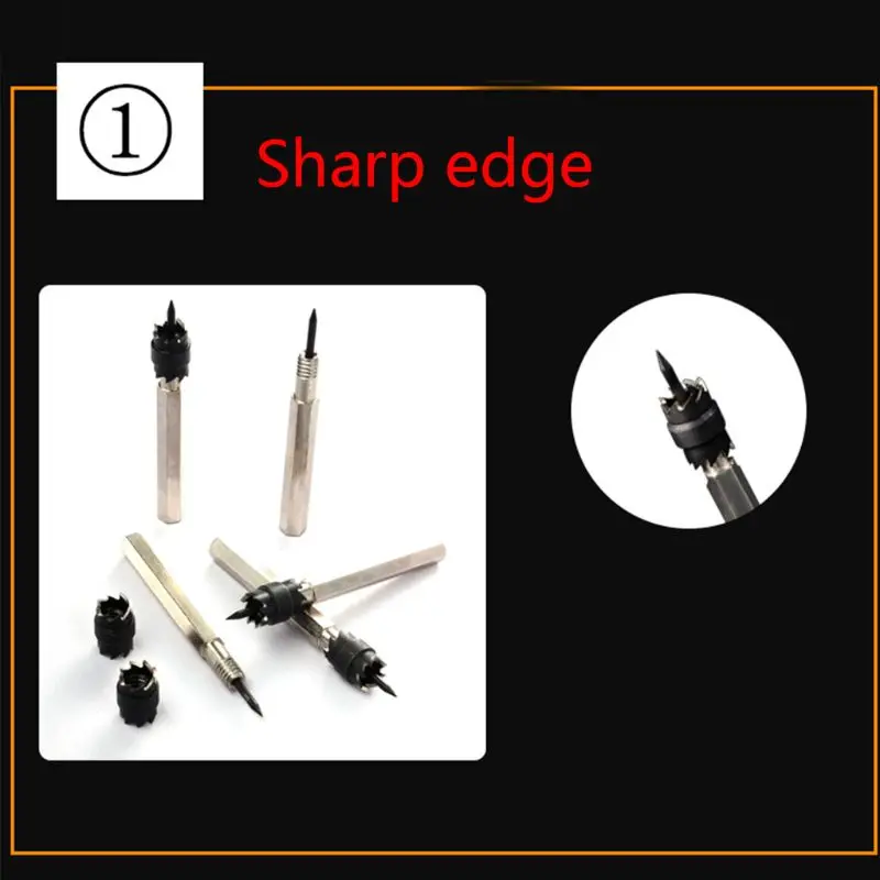 

3/8'' Spot Weld Drill Bit Cutter High Speed Steel Rotary Remover Carbide Tipped Hole Puncher