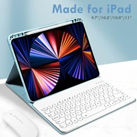 wireless magnetic keyboard case for ipad air 4 air 3 air 2 1 cover 10 2 7th 8th 9 7 5th 6th pro 11 2021 2020 2018 funda silicone